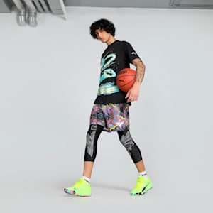 Melo Alien Skins Men's Oversized Basketball Tee, PUMA Black, extralarge-IND