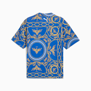 Playera basquet Melo dorada para hombre, PUMA Team Royal-AOP, extralarge