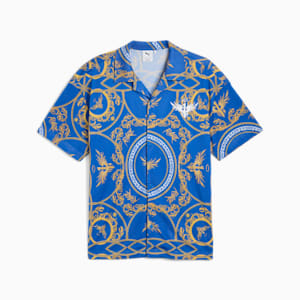 Playera basquet Melo dorada para hombre, PUMA Team Royal-AOP, extralarge
