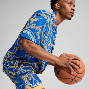 PUMA x LAMELO BALL Golden Child Men's Basketball Shirt, PUMA Team Royal-AOP, extralarge