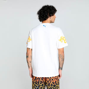 Melo Golden Men's Oversized Basketball Tee, PUMA White, extralarge-IND
