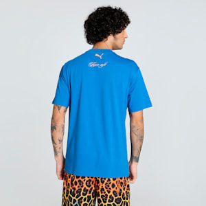Melo Golden Men's Oversized Basketball Tee, PUMA Team Royal, extralarge-IND