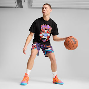 PUMA x LAMELO BALL Phoenix Men's Graphic Tee, PUMA Black, extralarge