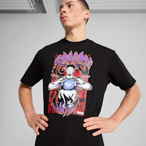 PUMA x LAMELO BALL Phoenix Men's Graphic Tee, PUMA Black, extralarge