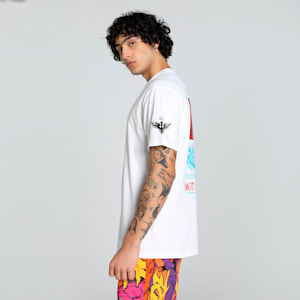 Melo Phoenix Men's Oversized Basketball Tee, PUMA White, extralarge-IND