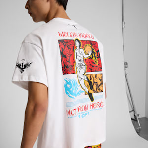 PUMA x LAMELO BALL Phoenix Men's Tee, PUMA White, extralarge
