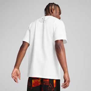 Scoot Caution Men's Graphic Tee, PUMA White, extralarge
