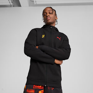 Caution Evostripe Cross Men's Basketball Jacket, PUMA Black, extralarge