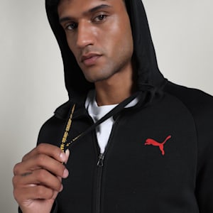 Caution Evostripe Cross Men's Basketball Jacket, PUMA Black, extralarge-IND