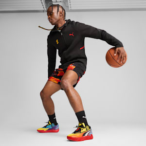 Caution Evostripe Cross Men's Basketball Jacket, PUMA Black, extralarge