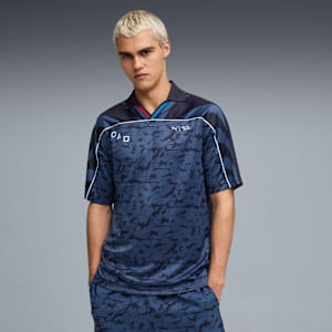 Camiseta estampada PUMA x SQUID GAME para hombre, New Navy, extralarge