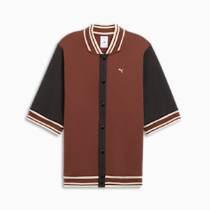 PUMA x THE BROOKLYN CIRCUS Men's Shooting Shirt, Chocotart, extralarge
