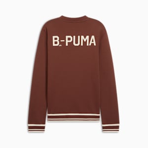 Sudadera de cuello redondo PUMA x THE BROOKLYN CIRCUS para hombre, Chocotart, extralarge