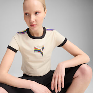 Playera mujer EQUAL LOVE CONFEDERATION, Alpine Snow, extralarge