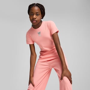 Graphics Big Kids' Ribbed Tee, Pink Fruit, extralarge