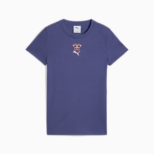 Playera GRAPHICS Rib para adolescentes, Blue Crystal, extralarge
