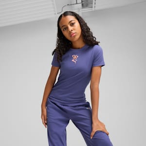 Graphics Big Kids' Ribbed Tee, Blue Crystal, extralarge