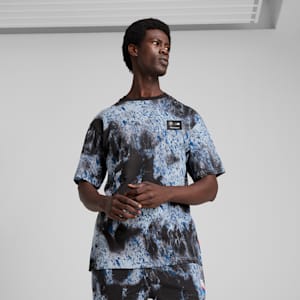 メンズ BMW MMS カラースプラッシュ AOP 半袖 Tシャツ, PUMA Black, extralarge-JPN