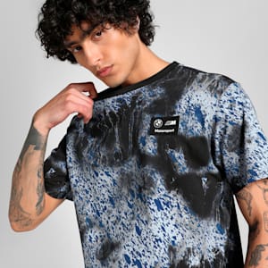 BMW M Motorsport Colour Splash All-over Print Men's Tee, PUMA Black, extralarge-IND