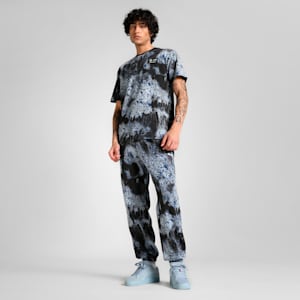 BMW M Motorsport Colour Splash All-over Print Men's Tee, PUMA Black, extralarge-IND