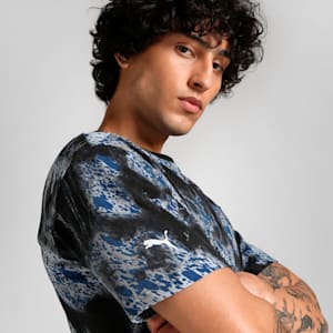 BMW M Motorsport Colour Splash All-over Print Men's Tee, PUMA Black, extralarge-IND