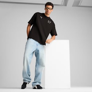 BMW M Motorsport Color Splash Men's Relaxed Fit Tee, PUMA Black, extralarge-IND