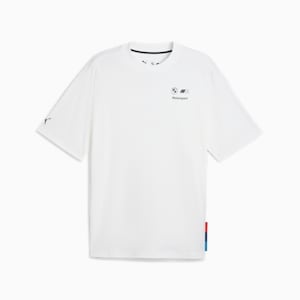 BMW M Motorsport Color Splash Men's Relaxed Fit Tee, PUMA White, extralarge-IND