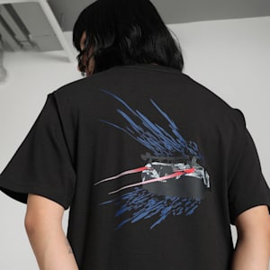 BMW M Motorsport Coloursplash Women's Relaxed Fit Tee, PUMA Black, extralarge-IND