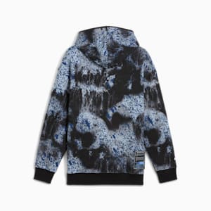 メンズ BMW MMS カラースプラッシュ AOP フーディ, PUMA Black, extralarge-JPN