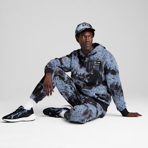 メンズ BMW MMS カラースプラッシュ AOP フーディ, PUMA Black, extralarge-JPN