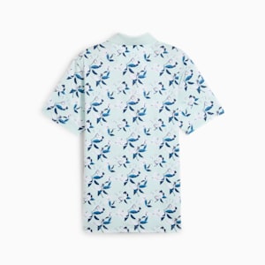 メンズ ゴルフ PUMA x ARNOLD PALMER スプリング フローラル 半袖 ポロシャツ, Peaceful Blue, extralarge-JPN