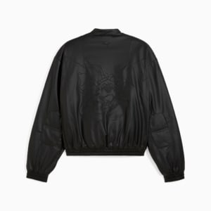 Super PUMA Unisex Boxy Fit Bomber Jacket, PUMA Black, extralarge-IND