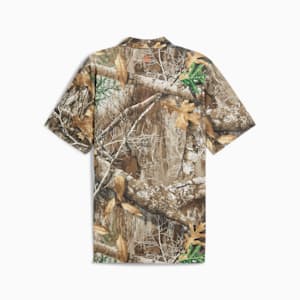 メンズ ゴルフ PUMA x REALTREE カモ 半袖 ポロシャツ, Deep Forest, extralarge-JPN