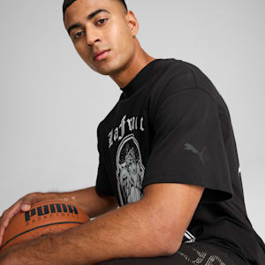 PUMA x LAMELO BALL LaFrancé Written in Chrome Men's Tee, PUMA Black, extralarge
