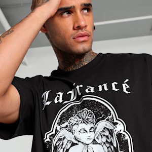 HOOPS x LAFRANCÉ Written in Chrome Relaxed Fit Basketball Tee, PUMA Black, extralarge-IND