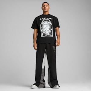 Playera PUMA HOOPS x LAFRANCÉ Written in Chrome, PUMA Black, extralarge