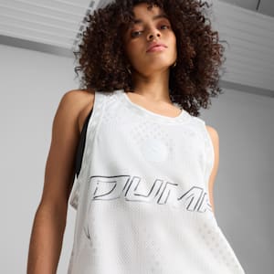 Jersey de básquetbol para mujer Jer-SHE, PUMA White-AOP, extralarge