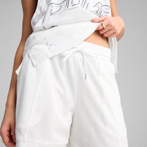 Shorts de básquetbol para mujer Jer-SHE, PUMA White, extralarge