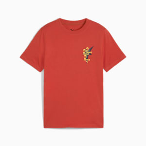 ROAD TO UNITY Big Kids' Tee, Red Fire, extralarge