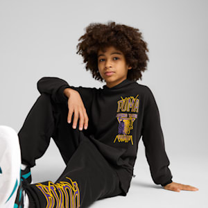 Sudadera con capucha para niños grandes Rival Rage, PUMA Black, extralarge