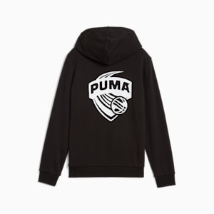 Posterize Basketball Big Kids' Hoodie, PUMA Black, extralarge