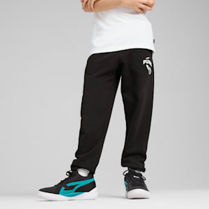 Posterize Basketball Big Kids' Sweatpants, PUMA Black, extralarge