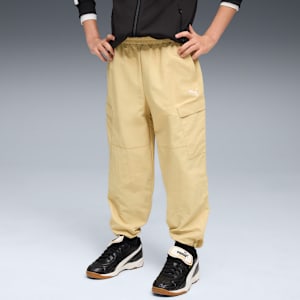 WARDROBE ESS Relaxed Woven Cargo Pants Youth, Pebble Path, extralarge-GBR