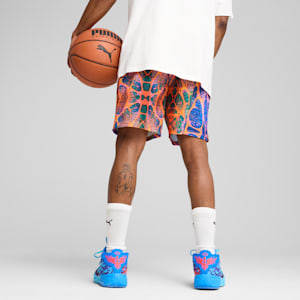 Short de básquetbol Alien Skins PUMA x LAMELO BALL, PUMA Black-AOP, extralarge
