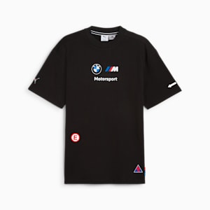 BMW M Motorsport Badge Men's Tee, PUMA Black, extralarge