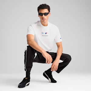 BMW M Motorsport Badge Men's Tee, PUMA White, extralarge