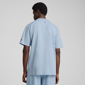 BMW M Motorsport Badge Men's Tee, Blue Wash, extralarge
