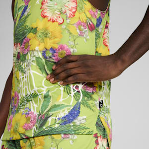 Jersey de básquetbol para hombre Dunked In Florals, Pistachio Green-AOP, extralarge