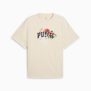 Playera para hombre Dunked In Florals, Alpine Snow, extralarge