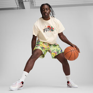 Playera para hombre Dunked In Florals, Alpine Snow, extralarge